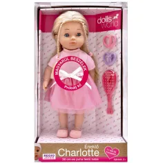 Dolls World: Български говореща кукла Шарлот в розова рокля
