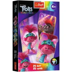 Dreamworks: Trolls черен Петър картова игра - Trefl