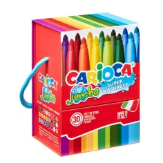 Джъмбо 30бр. комплект за изтриваеми флумастери - Carioca