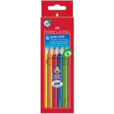 Джъмбо цветни моливи 6бр. комплект - Faber-Castell