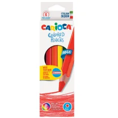Джъмбо цветни моливи комплект 6бр - Carioca