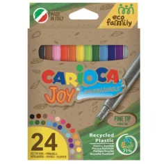 Eco Family Joy 24бр. цветни флумастери комплект - Carioca