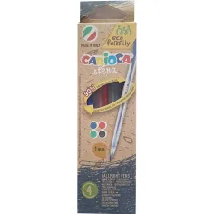 Eco Family Sfera 4бр. цветен химикал 1mm - Carioca