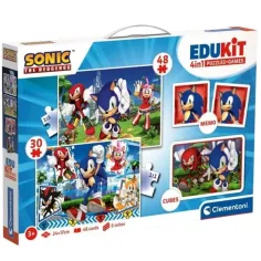 Edukit: Sonic 4 в 1 игрален комплект - Clementoni