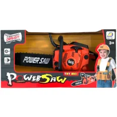 Електрически трион Power Saw с светлина и звук в оранжев цвят
