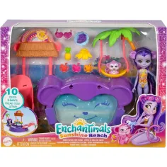 Enchantimals: Мечето на Маджмока с басейн - Mattel