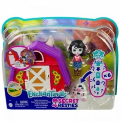 Enchantimals: Телис-Теле Кукло краварник комплект - Mattel