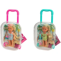Éви Love пътешественска кукла с куфар и аксесоари в различни варианти 1бр - Simba Toys