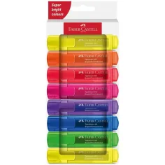 Faber-Castell: 1546 Неонов флуоресцентен комплект от 8 маркера за подчертаване