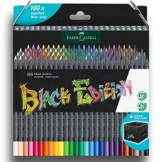 Faber-Castell: Черна серия цветни моливи комплект 100бр.
