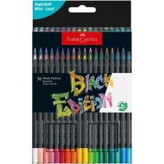 Faber-Castell: Черна серия цветни моливи комплект 36бр.