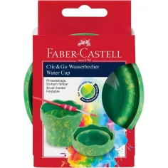 Faber-Castell: Click and Go зелена мраморна четка