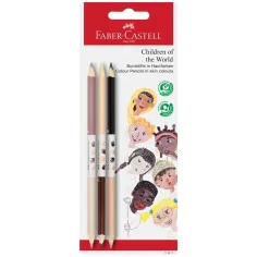 Faber-Castell: Деца от света тестов цвят цветен молив комплект 3бр.