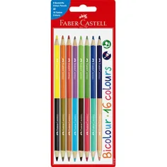 Faber-Castell: Двухцветен комплект цветни моливи 8бр.