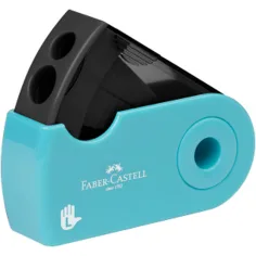 Faber-Castell: Двуен острилник в тюркоазен цвят