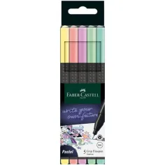Faber-Castell: Grip 0,4mm пастелни маркери комплект 5бр