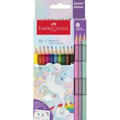 Faber-Castell: Grip Еднорог комплект цветни моливи 13бр. в пастелни цветове