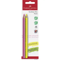 Faber-Castell: Grip Jumbo Neon маркер за текст 2бр. комплект