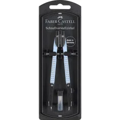 Faber-Castell: GRIP комплект за компас с бързо регулиране в небесносин цвят