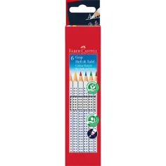 Faber-Castell: Grip комплект цветни моливи за тъмен фон 6бр.