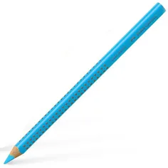 Faber-Castell: Jumbo Grip цветен молив неоново синьо