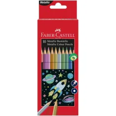 Faber-Castell: Комплект цветни моливи 10бр. металически цветове