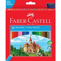 Faber-Castell: Комплект цветни моливи 48бр.