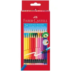 Faber-Castell: Комплект цветни моливи с гумичка 24бр.