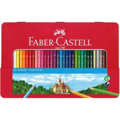 Faber-Castell: Комплект цветни моливи в метална кутия 36бр.