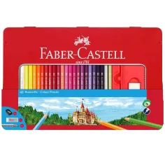 Faber-Castell: Комплект цветни моливи в метална кутия 48бр.