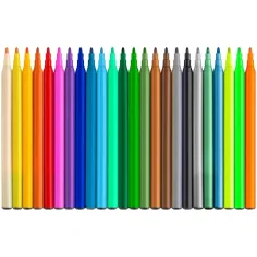 Faber-Castell: Комплект флумастери с динозаври 18+6бр. изображение 2