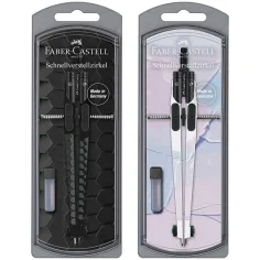 Faber-Castell: Комплект компас с бързо регулиране в два варианта 1бр