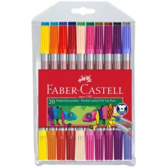 Faber-Castell: Комплект маркери 20бр. с двоен връх