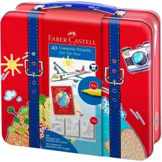 Faber Castell: Комплект маркери Connector 40бр. в малък куфар