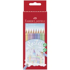 Faber-Castell: Комплект от 10 пастелни цветни моливи
