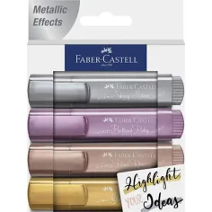 Faber-Castell: Метален маркер за текст 1546 4бр. комплект