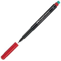 Faber-Castell: Multimark алкохолен флумастер S 0,4mm червен