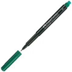 Faber-Castell: Multimark алкохолен маркер S 0,4mm зелен