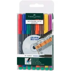Faber-Castell: Multimark M Алкохолен Маркер Комплект 8 Цвята