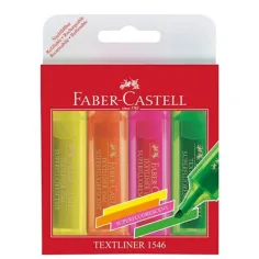Faber-Castell: Презареждащ се маркер за текст 1546 комплект от 4 броя