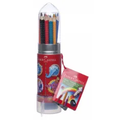 Faber-Castell: Ракета цветни моливи 15бр. комплект с острилка