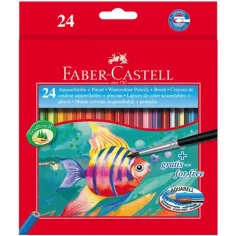Faber-Castell: Риболовен акварелен цветен молив 24бр.