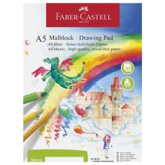 Faber-Castell: Рисувателна тетрадка A5 100 листа 80g
