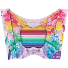 Faber-Castell: Sparkle Butterfly 20бр. цветни моливи в метална кутия