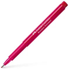 Faber-Castell: Точков маркер 0.8mm червен