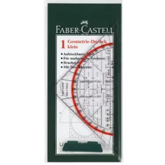 Faber-Castell: Триъгълна линийка с ъгломер