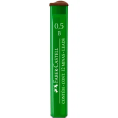 Faber-Castell: Железен пълнител 12бр., 0,5мм, B