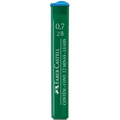 Faber-Castell: Железен пълнител 12бр., 0,7мм, 2B