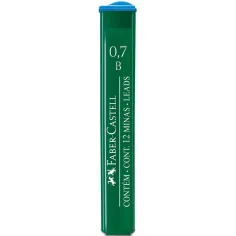 Faber-Castell: Железен пълнител 12бр., 0,7мм, B