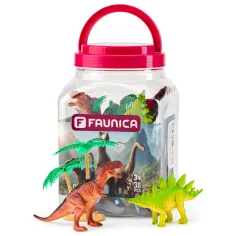 Faunica: Диносауруси игрален комплект в кофа - Woodyland